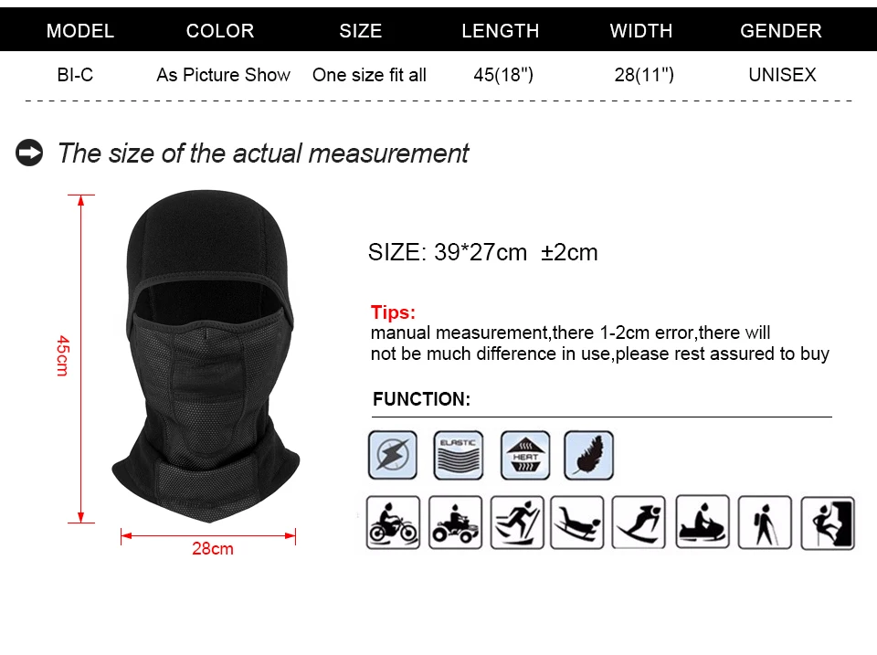 Зимняя Флисовая теплая Балаклава для велоспорта, маска на все лицо, термальная подводка для спорта, катания на лыжах, велосипеде, сноуборде, холодное лицо, защитная шапка, шарф