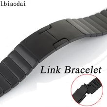 

Link Bracelet strap for Apple Watch Band 42mm 38mm 44mm 40mm Stainless steel watchband wrist belt correas iwatch series 4/3/2/1