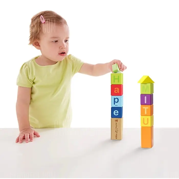 Xiaomi Mitu Hape 70 шт. головоломка строительные блоки 26 букв 10 цифр Развивающие игрушки для умного дома подарки для детей