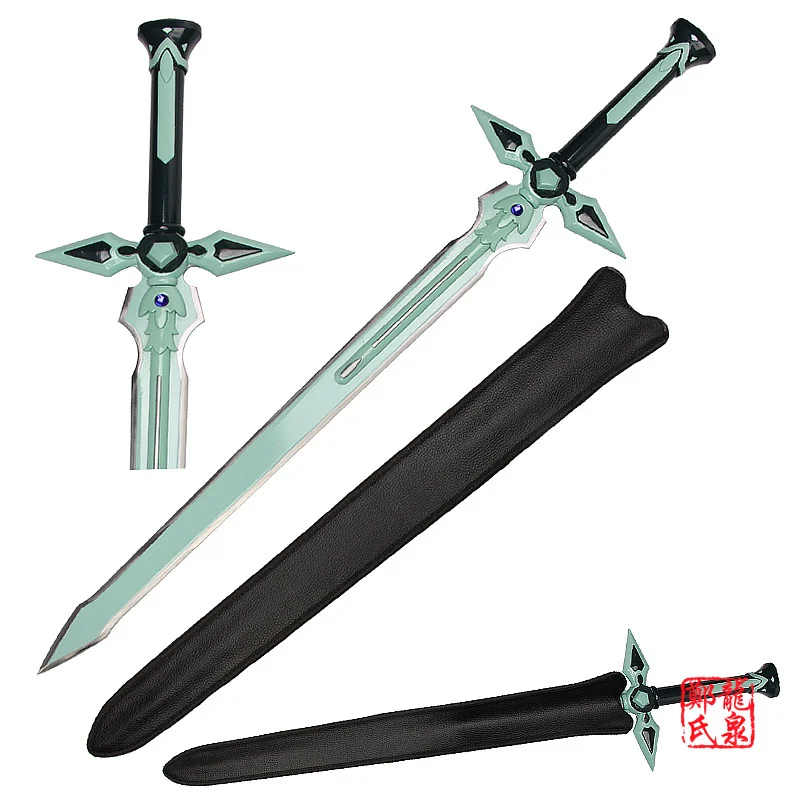 Бесплатная доставка Kirito Kirigaya Kazuto 41 &quotDark Repulser Swords Small One W/искусственная кожа
