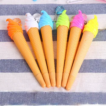 

6 Pcs/lot Gel Pen New Cute Creative Ice Cream Gel Pens Kawaii Stationery Office School Supplies Gift For Kids Children HOT