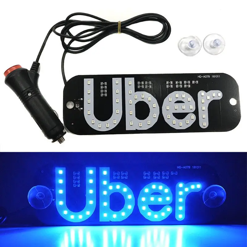 

1Pcs Taxi Led Car Windscreen Cab indicator Lamp Switch Suction cup Blue LED Windshield Taxi Light Lamp Taxi Panel Lights 12V