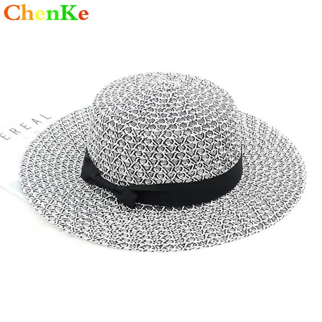 Buy ChenKe Women Black White Sun Hats Fashion Beach