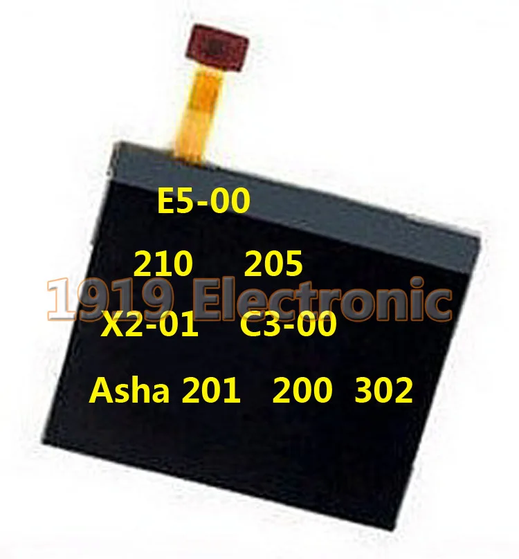 

Black Mobile phone Full Complete LCD Display For Nokia x2-01 c3-00 c300 210 205 asha 200 201 302 e5-00 e5