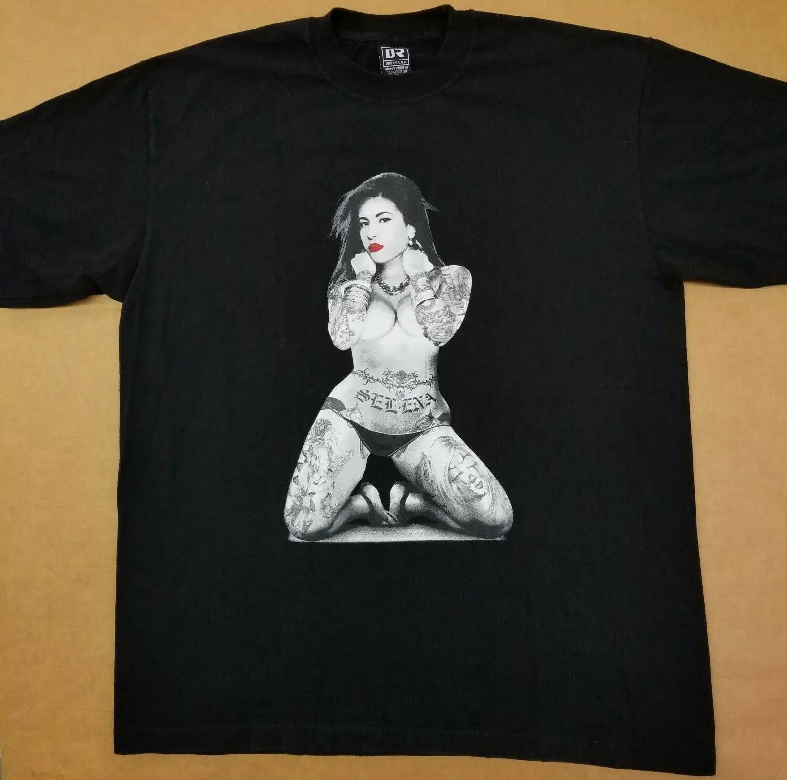 

2019 Cool Selena Quintanilla Portrait T-Shirt Men Rare Unisex Tee