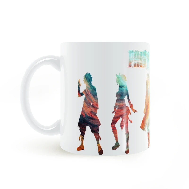 

FAIRY TAIL Erza Lucy Natsu Gray Elfman Anime Mug Coffee Milk Ceramic Creative DIY Gifts Home Decor Mugs 11oz T084