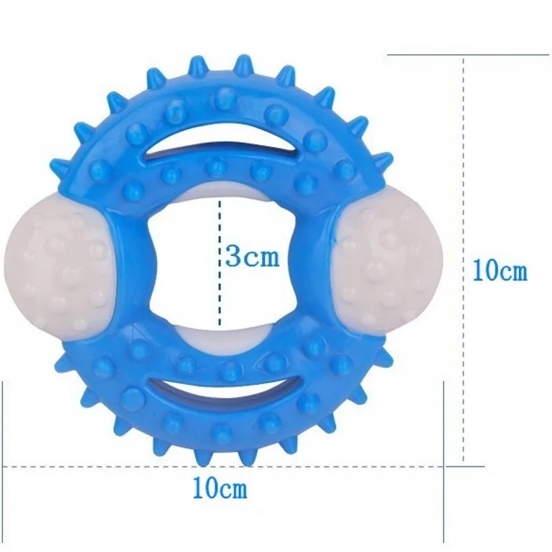 Новинка года. Устойчивые к укусам игрушки для собак TPR. Игрушки для собак с чистыми зубами. Обучающие игрушки для домашних животных. Забавные Игрушки для маленьких собак большого размера