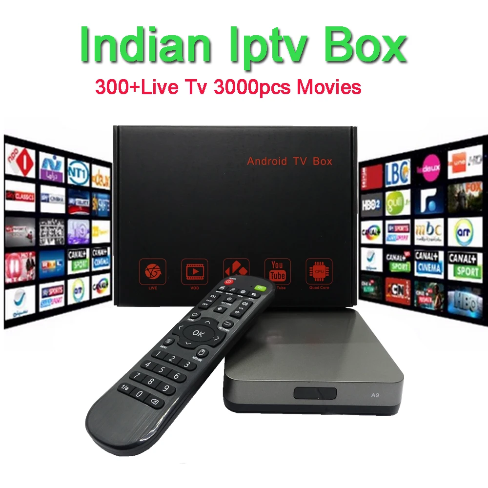 No monthly fee Azsuper Indian IPTV BOX support Indian ...