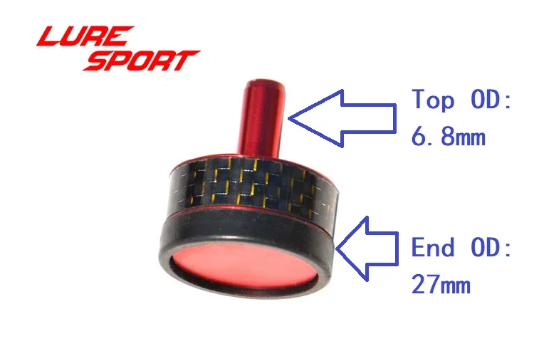 LureSport 2 шт. Торцевая крышка тканая углеродная трубка резиновая алюминиевая Стыковая Удочка строительный компонент для ремонта удочки DIY аксессуар