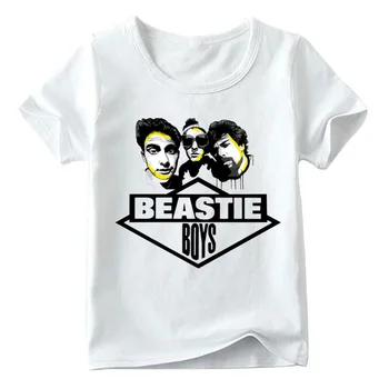

2019 Boys and Girls Fashion Print Beastie Boys Swag Tshirt Kids Summer Short Sleeve Tops Children Casual White T-shirt,HKP698