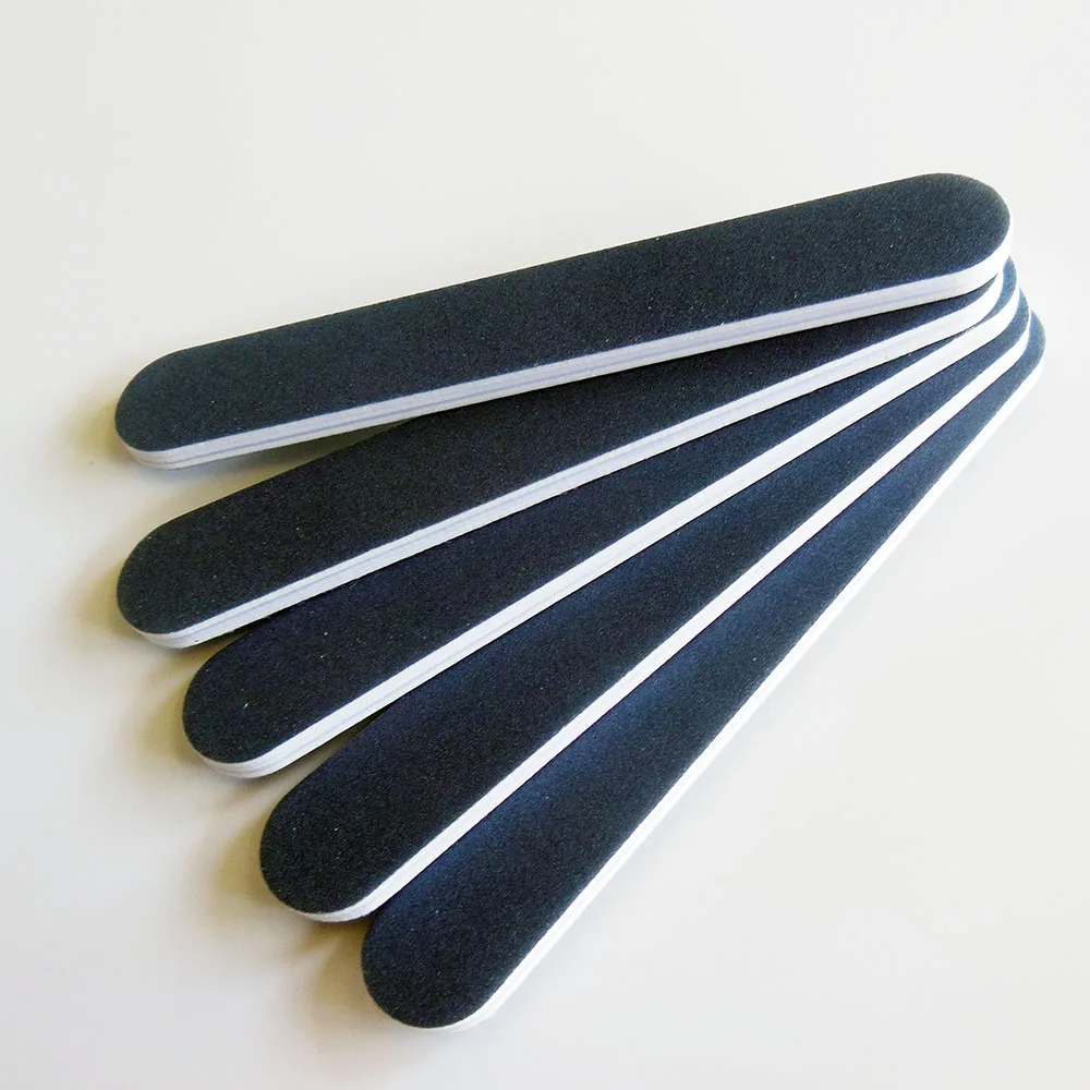 mini nail file black baby nail file fine sand nail file 400/400 grit