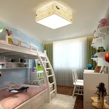 Китайский потолочный светильник современный простой круговой СВЕТОДИОДНЫЙ Детская комната лампы творческий прохладный костюм мальчиков номер потолочный светильник ZA421438