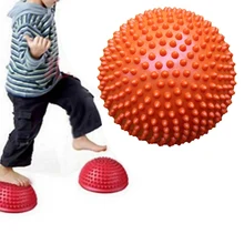 Мяч для йоги физический фитнес прибор мяч для тренировки баланса точечный массаж шаговый камни баланс
