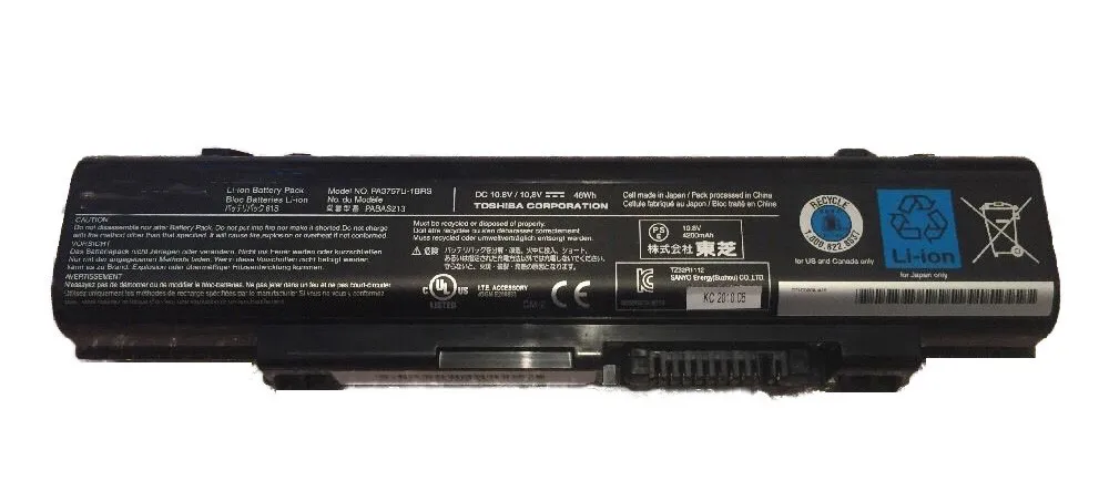 10,8 V 48Wh ноутбук Батарея для Toshiba Qosmio PA3757U-1BRS PABAS213 F60 F750 F755 T750 T851