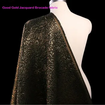 

143cmx1m Good French Design Jacquard Brocade Fabric Gold thread Jacquard Brocade Fabric Sewing Material Diy Dress Clothing Suit