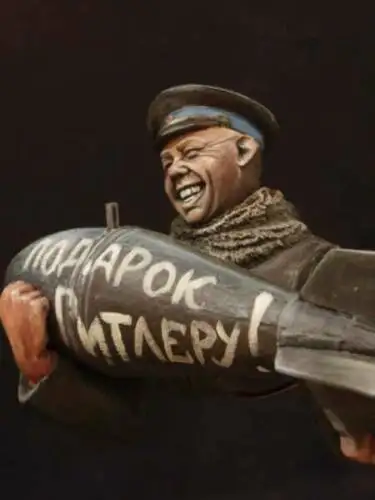 Unassambled 1/10 древних пилота с улыбкой бюст статуэтка в виде набор миниатюрных