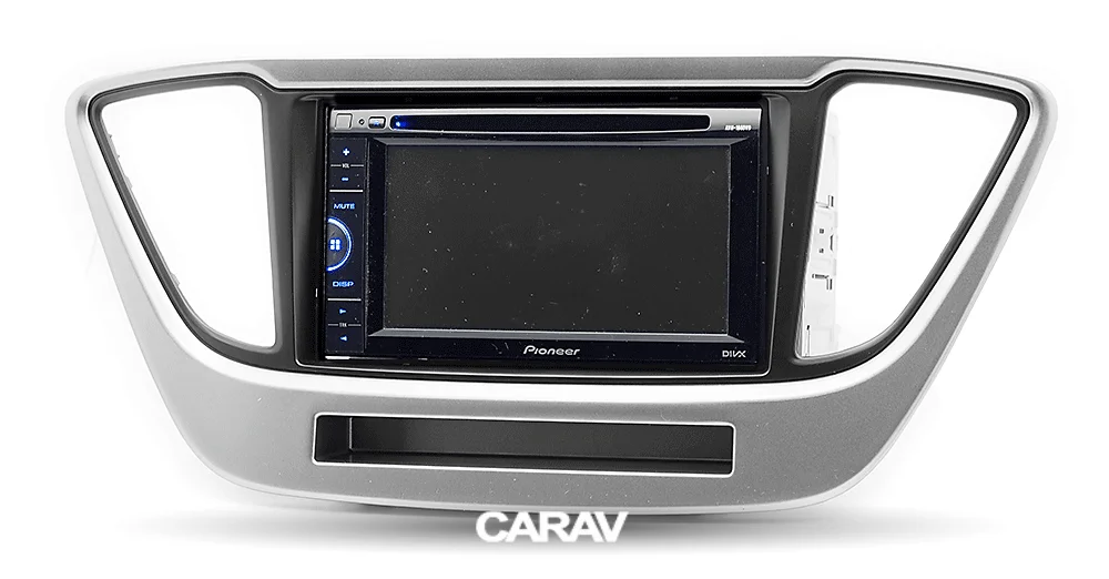 CARAV 11-784 Одежда высшего качества Радио Фризовая для HYUNDAI Accent, Solaris, verna+ стерео Фризовая тире CD Обрезать Установка комплект