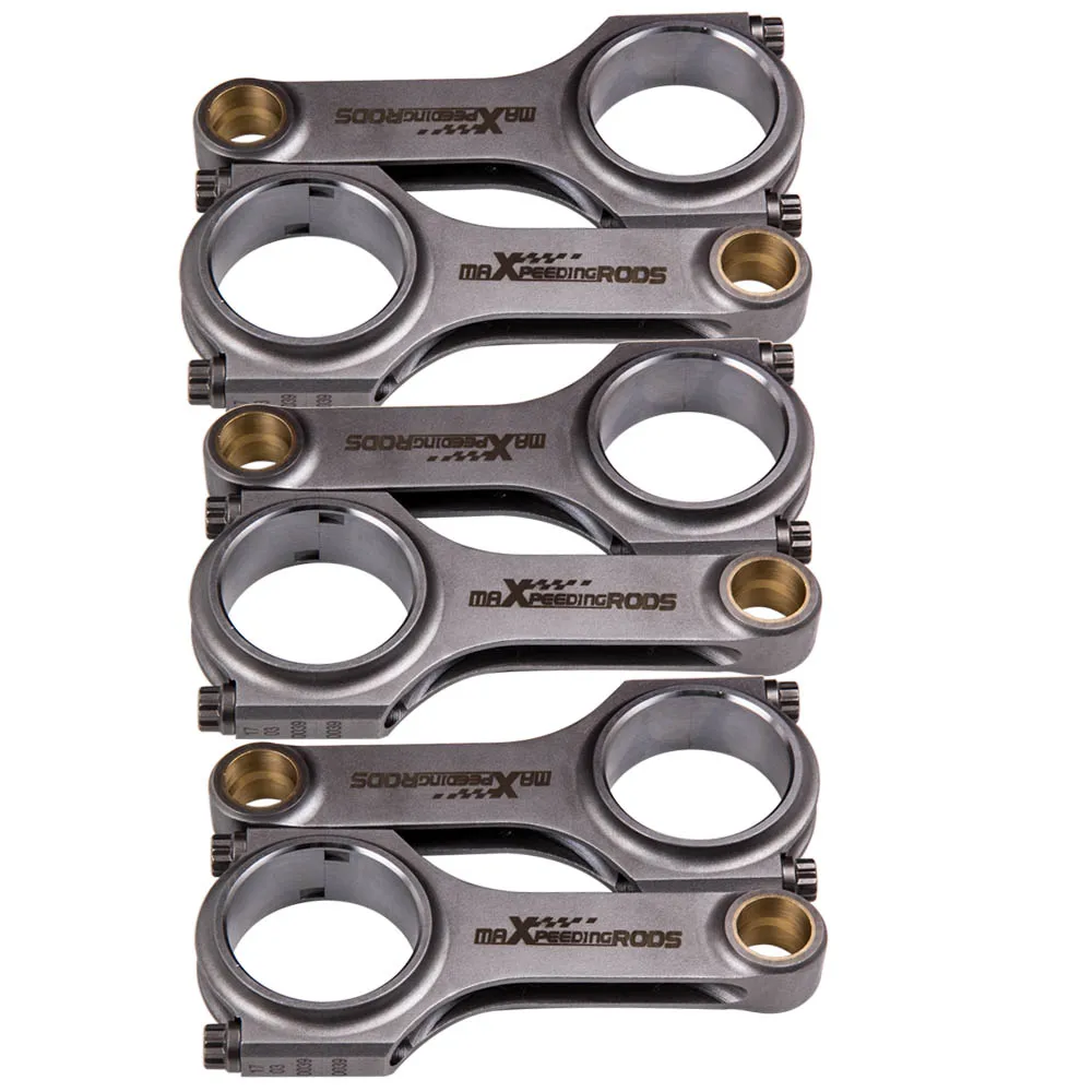 

6x Connecting Rod Rods Conrods for Toyota Supra Mark for Lexus 2JZ 2JZGE 2JZGTE pistons crankshaft Connecting Rods