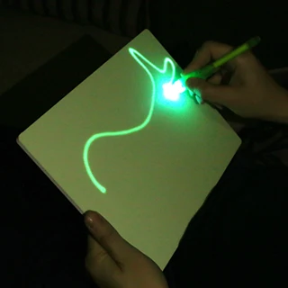 

Educational Learning Toy Gift Magic Drawing Fluorescent Glow Writing Board for Kids, Boys and Girls Edition