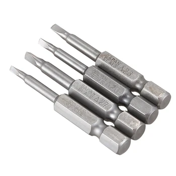 

4 x Silver Gray 50mm Magnetic Triangular Electric Screwdriver Inserts Set