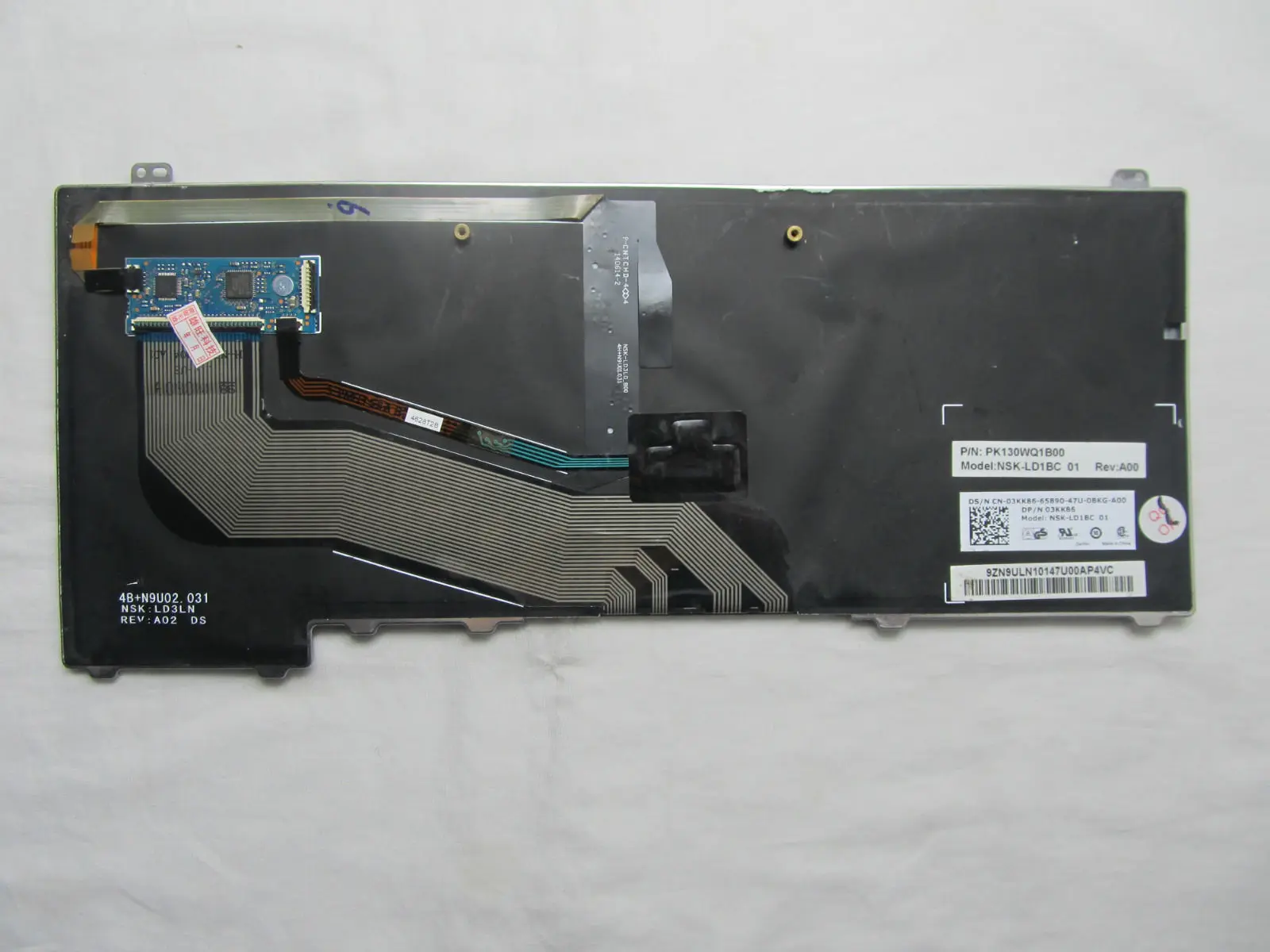 Для DELL Latitude E5440 PK130WQ3B00 MP-13B73USJ698 03KK86 Клавиатура для ноутбука английская клавиатура с подсветкой