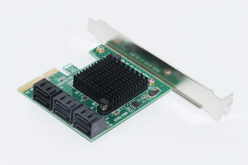 Плата расширения PCI Express с 6 портами SATA 3 0 Гбит/с переходник одного порта до 500 МБ