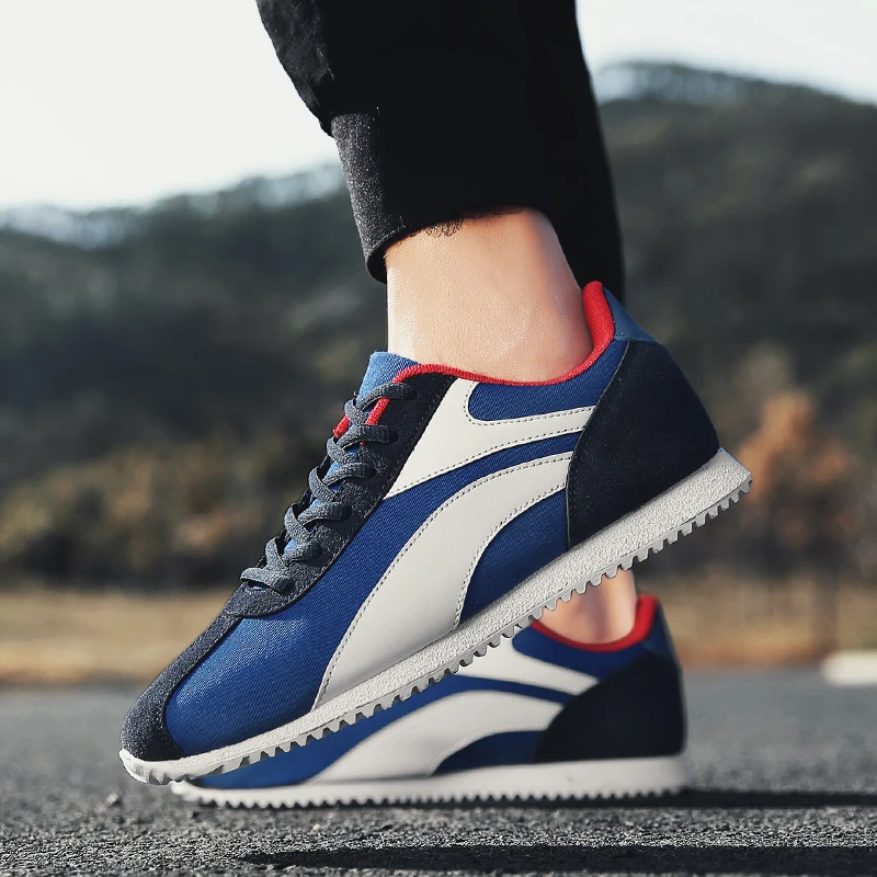 

Trendy Men Sneakers High Quality Vulcanized Shoes Comfort Breathable Flats Walking Footwear Male Fashion Korean Leisure Shoes