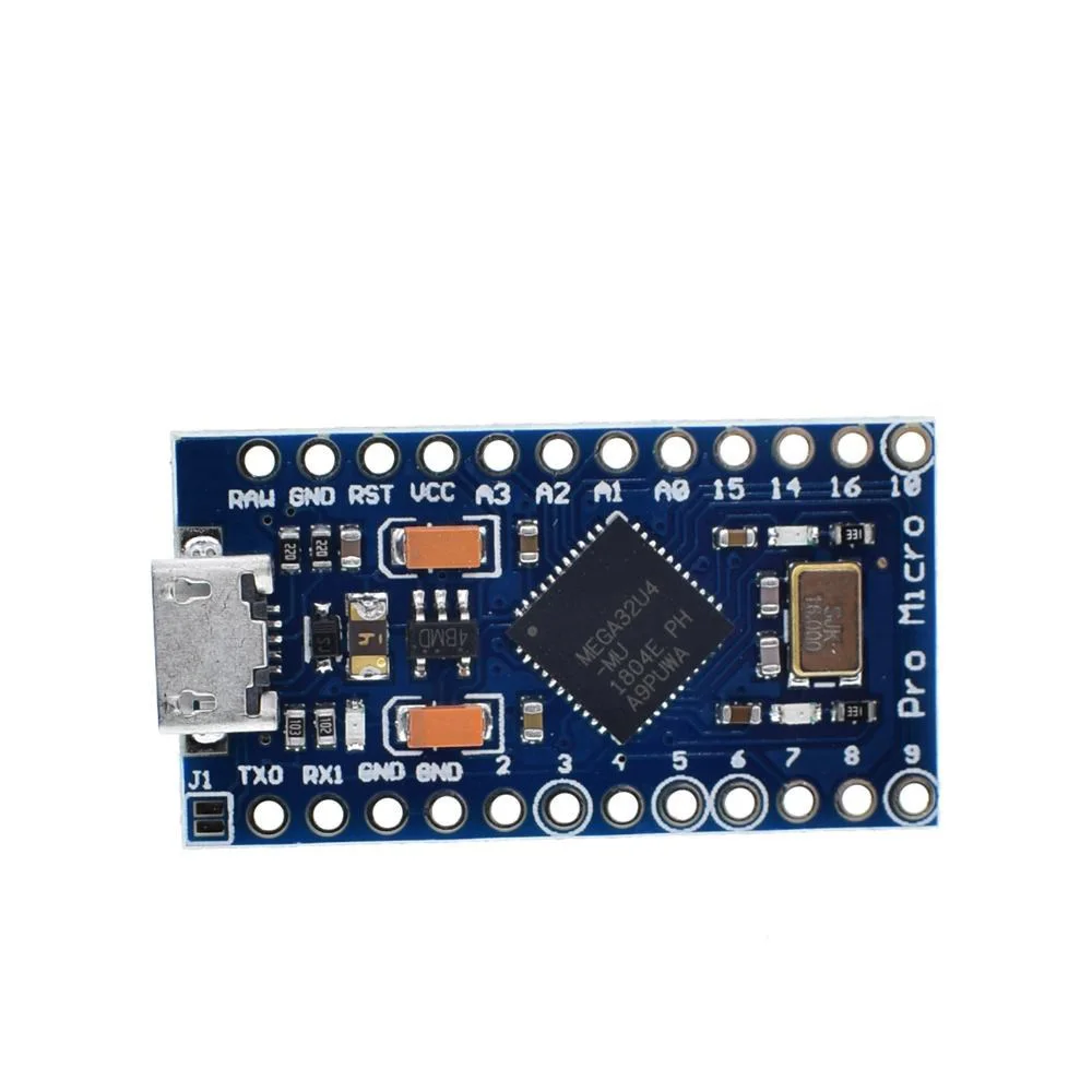 Pro Micro ATmega32U4 5 в 16 МГц Замена ATmega328 для arduino Mini с 2 рядным штыревым разъемом Leonardo Usb