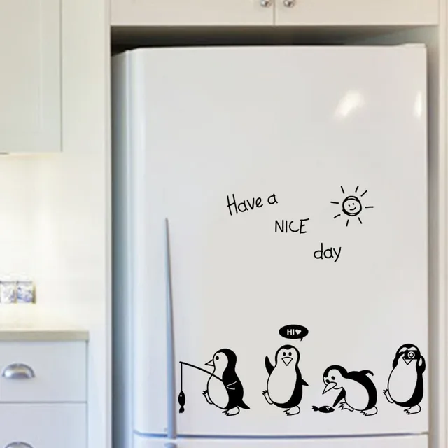 Havea Bella Giornata Simpatici Animali Pinguino Frigorifero Sticker Fridge Cucin Havea Bella Giornata Simpatici Animali Pinguino Frigorifero Sticker Fridge Cucin