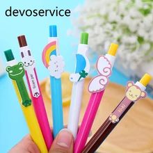 3 шт./лот милые животные шариковая ручка canetas Эсколар канцелярские papelaria ZAKKA Офис Шариковая ручка Материал школьные принадлежности