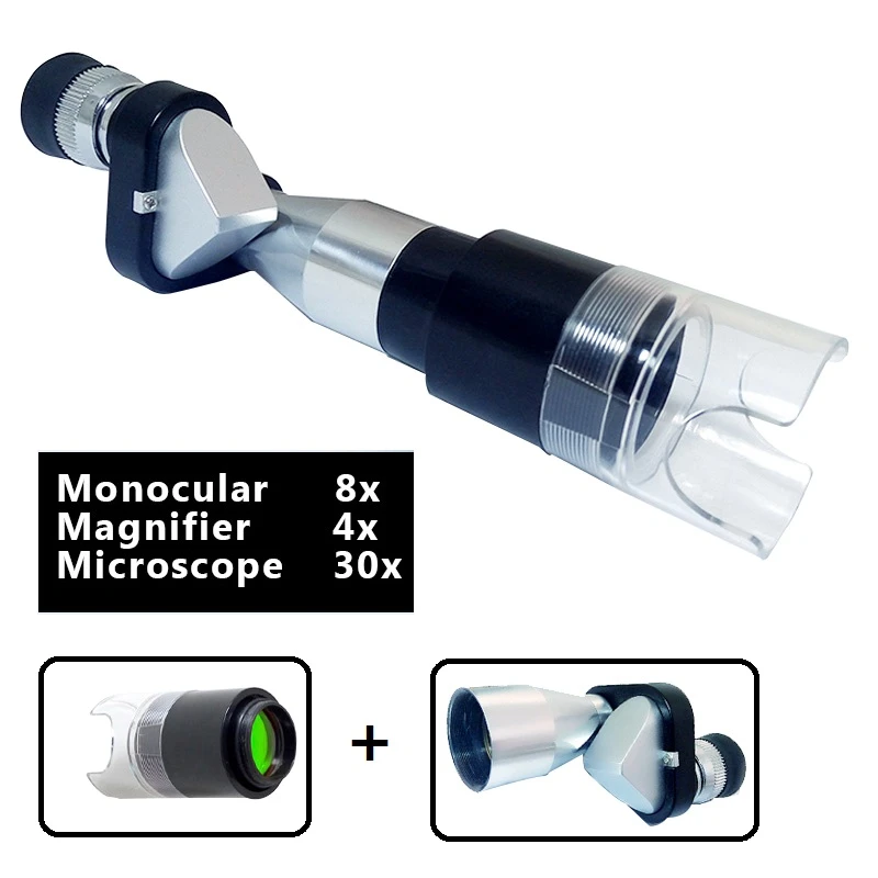 Mini Pocket 8x Silver Monocular Telescope Mini Monocular With Magnifying Hood Mini Microscope Telescope Magnifier Microscope Pocket Monocular Pocket Minipocket Telescope Aliexpress
