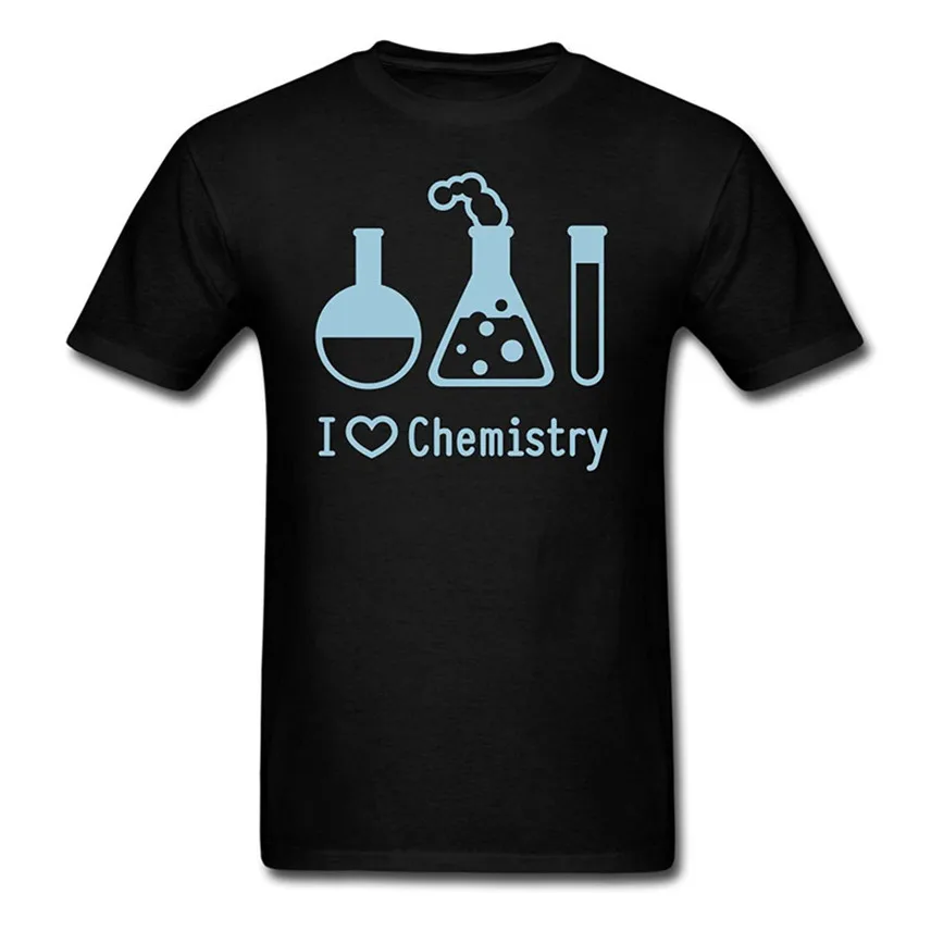 

I Love Chemistry Slogan S T Shirt 2019 Men T Shirt Fashion High Quality T-Shirt Men 2019 Fashion Tee Men Cool Tees Tops