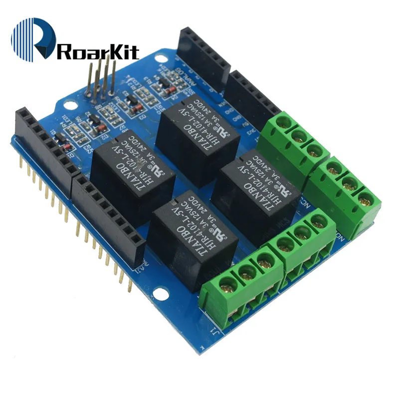 4 Канальный Релейный Модуль 5 В четыре фоторяда для arduino UNO R3 mega 2560|module 5v|relay modulechannel