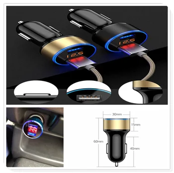 

Car 2.1A USB Charger Lighter Power Adapter for Toyota Tacoma Tercel Tiara Van Venza Yaris Hiace Prius V Hilux Land Cruis
