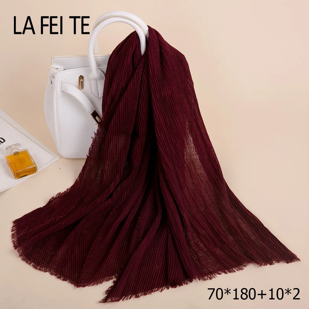 Long Cotton Women Scarf Stole Kerchief Femme Neckerchief Bandana Silk