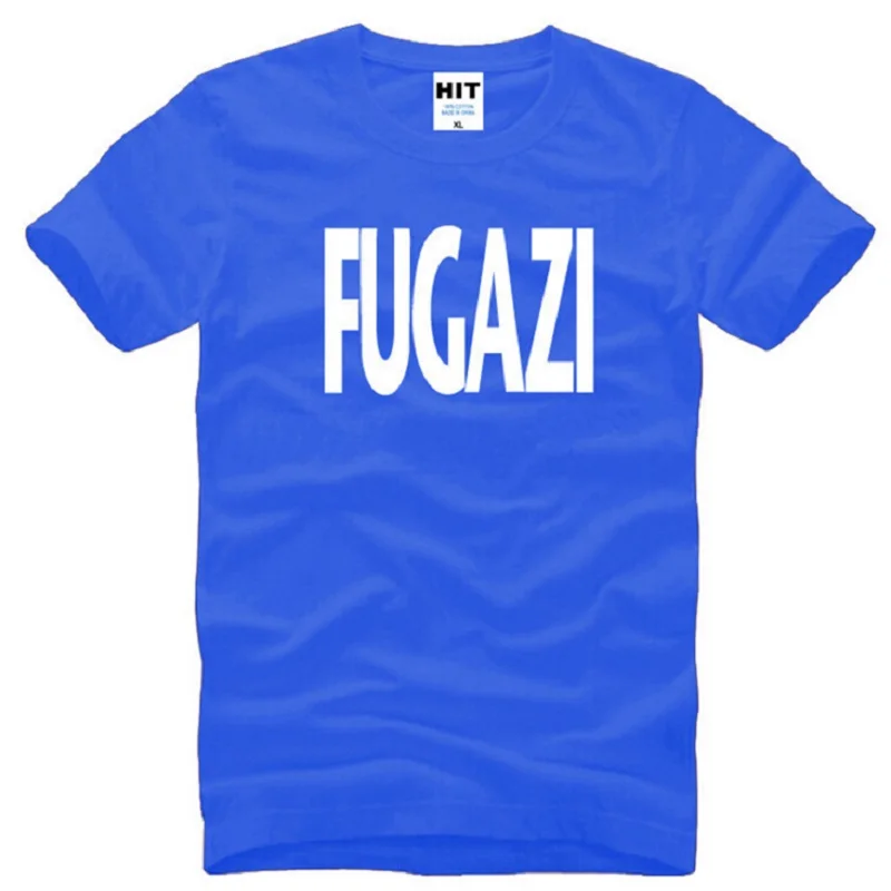 Футболка Fugazi мужская с коротким рукавом хлопковая тенниска в стиле панк поп
