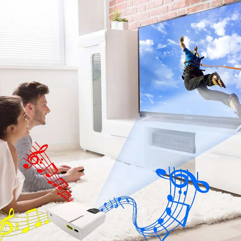 جهاز عرض صغير HD 1080 P المسرح المنزلي الأفلام العارض مؤتمر متعاطي المخدرات XXM8