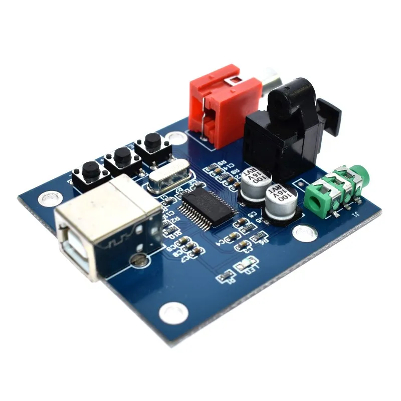 PCM2704 USB DAC USB Power fiber optic coaxial analog output for Raspberry Pi Raspbian RaspBMC
