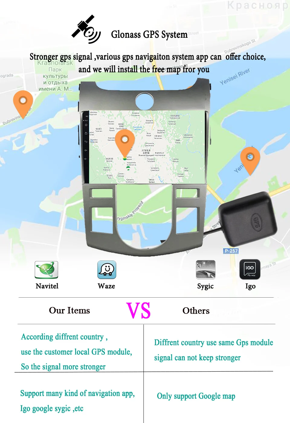 Top 9" android 9.1 Car Radio DVD Player for KIA forte 2009-2014 GPS Navigation Tape Recorder support DVR Camera Rear Carplay 4+64GB 11