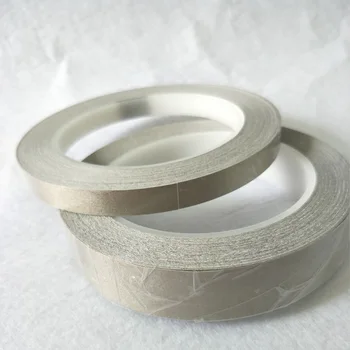

Silver Single Adhesive Conductive Cloth Tape 5mm~18mm Choose 20M Anti-Electromagnetic Interference EMI Shielding Phone PC Cable