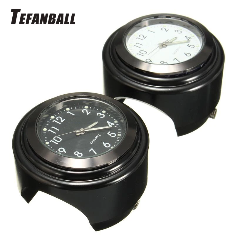 

Motorcycle Handlebar Watch Waterproof Hand Grip Bar Mount Dial Top Mount Clock For Scooter Bicycle Motor Bike Ornaments 2019