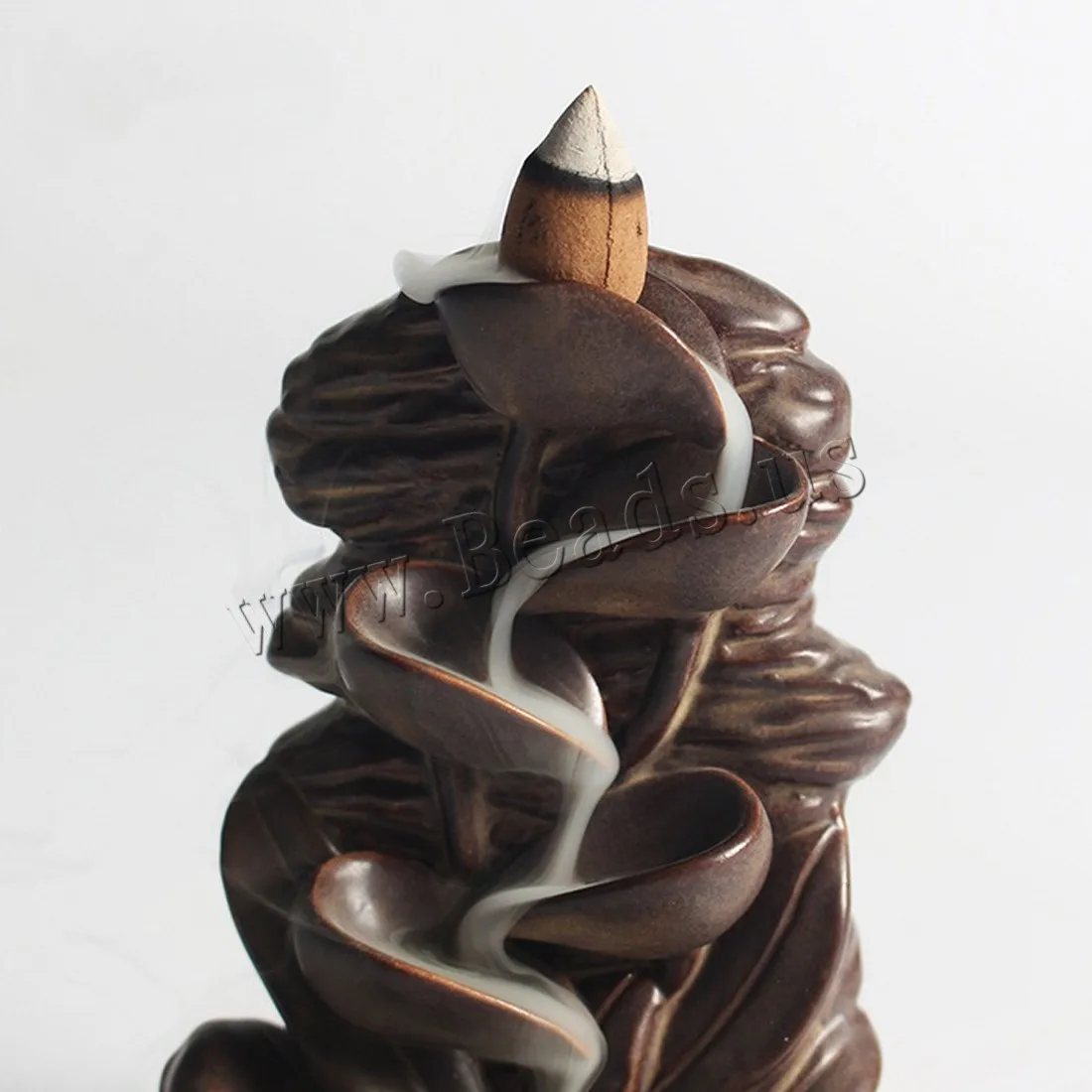 Backflow Incense Burner Smoke Waterfall Ceramic Censer Mountain River Handicraft Incense Holder Censer Use In Home Teahouse