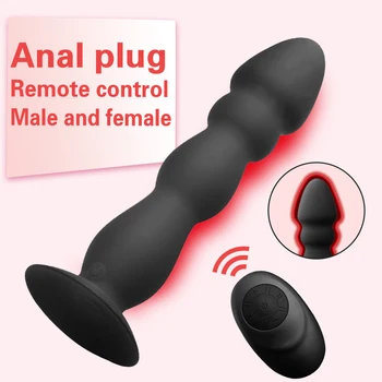 Wireless Remote Control Anal Vibrator Anal Beads Plug Men Prostate Massager G Spot Stimulator Butt Plug Vibrator Sex Toy 2