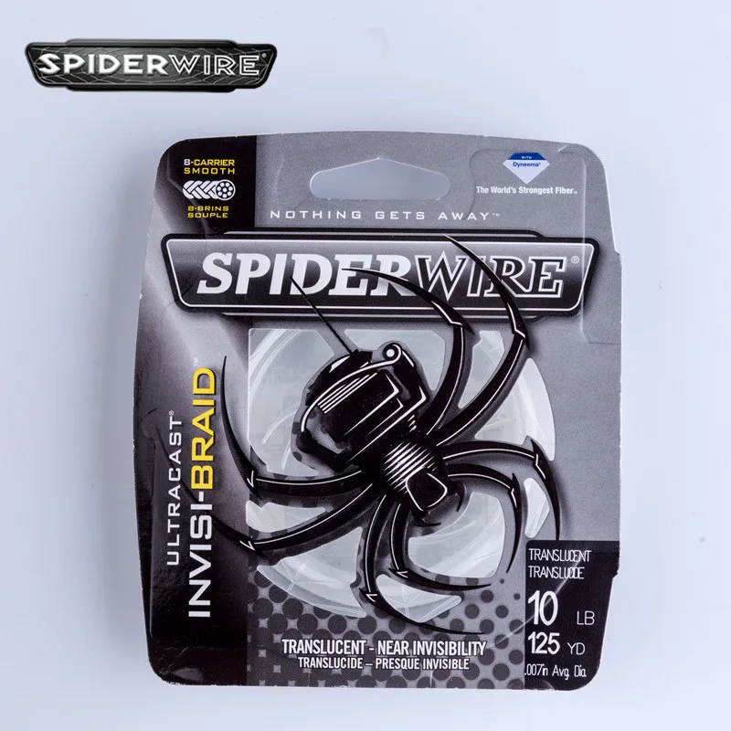 

Spiderwire INVISI-BRAID 274m/228m PE Braided Fishing Line 8 Strands Super Smooth PE Line Braided Wire Cord Super Strong 6-80LB