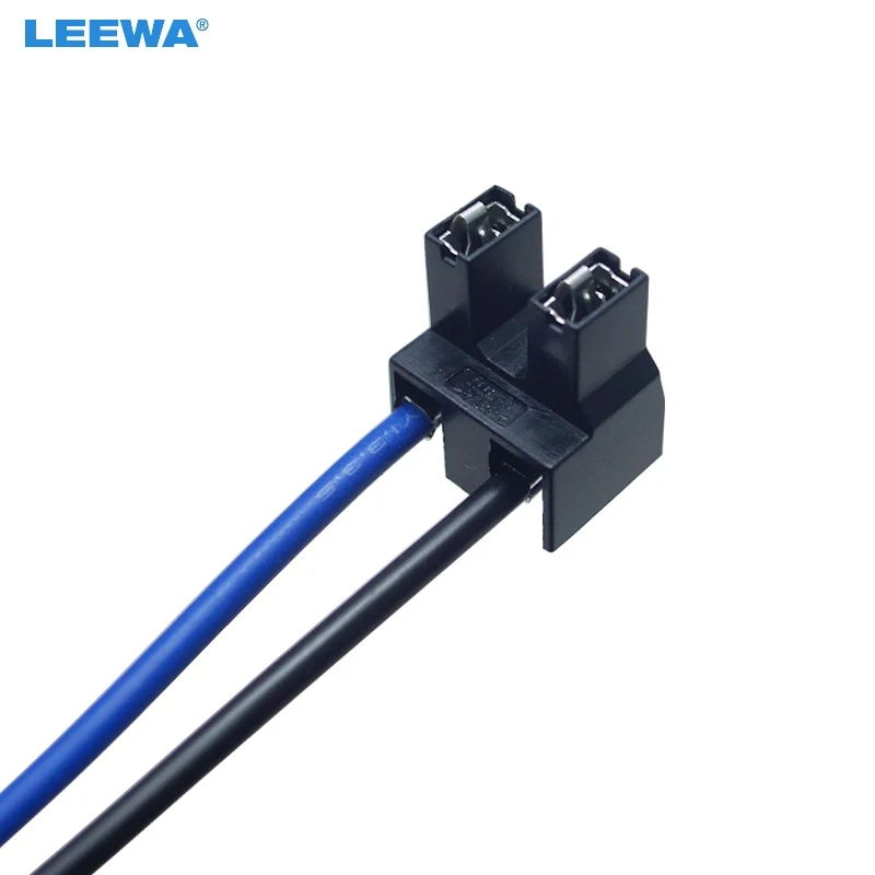 Leewa 20pcs Car H7 Halogen Led Hid Bulb Connector Female Sockets Autobulb Connectors Lamp Wiring