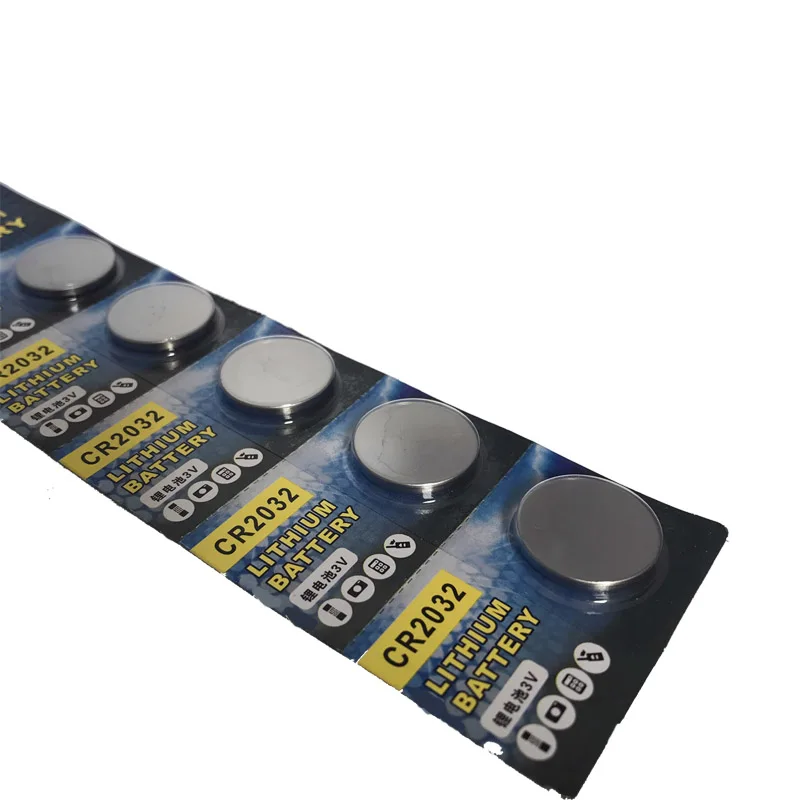 5 шт. CR2032 CR 2032 3 в литий ионная Кнопка монетная батарея ECR2032 DL2032 BR2032 для пульта