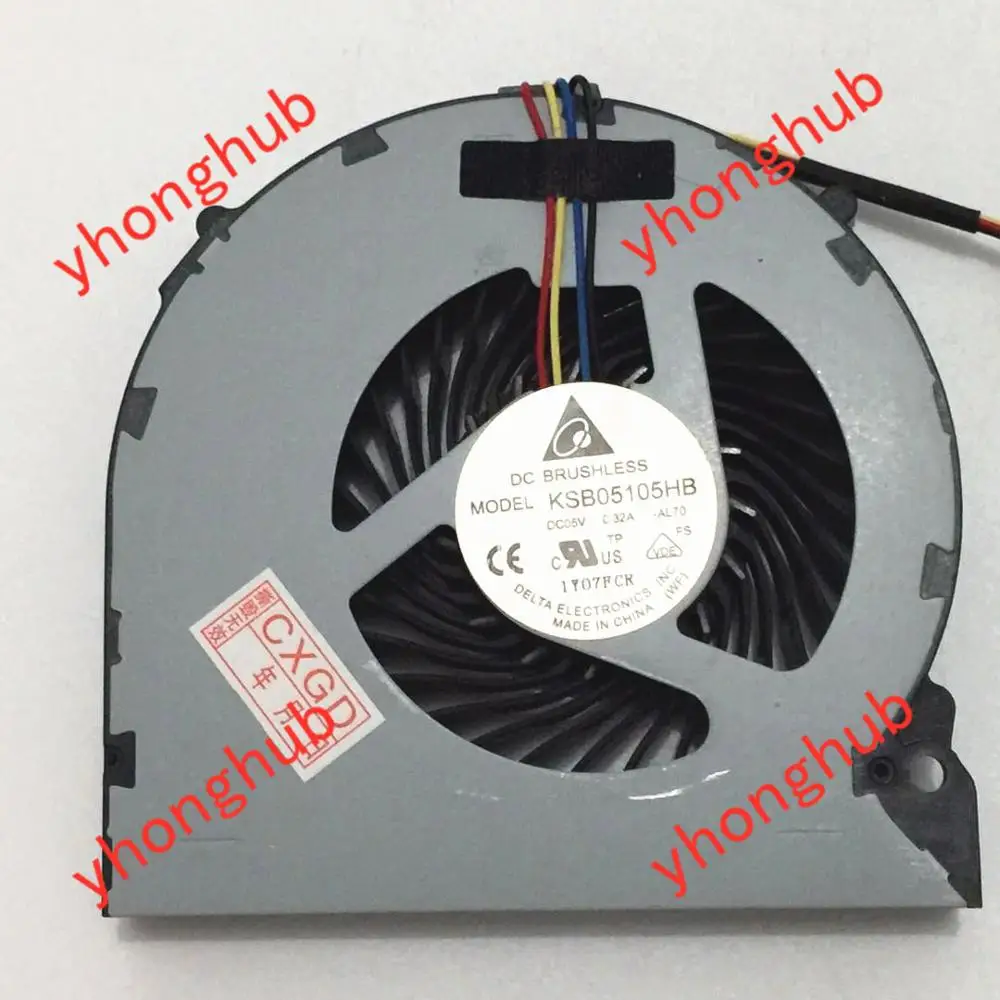 Охлаждающий вентилятор для ноутбука Delta Electronics KSB05105HB AL70 DC 5 В 0 32a SVE171A11M SVE171B11M SVE171C11M