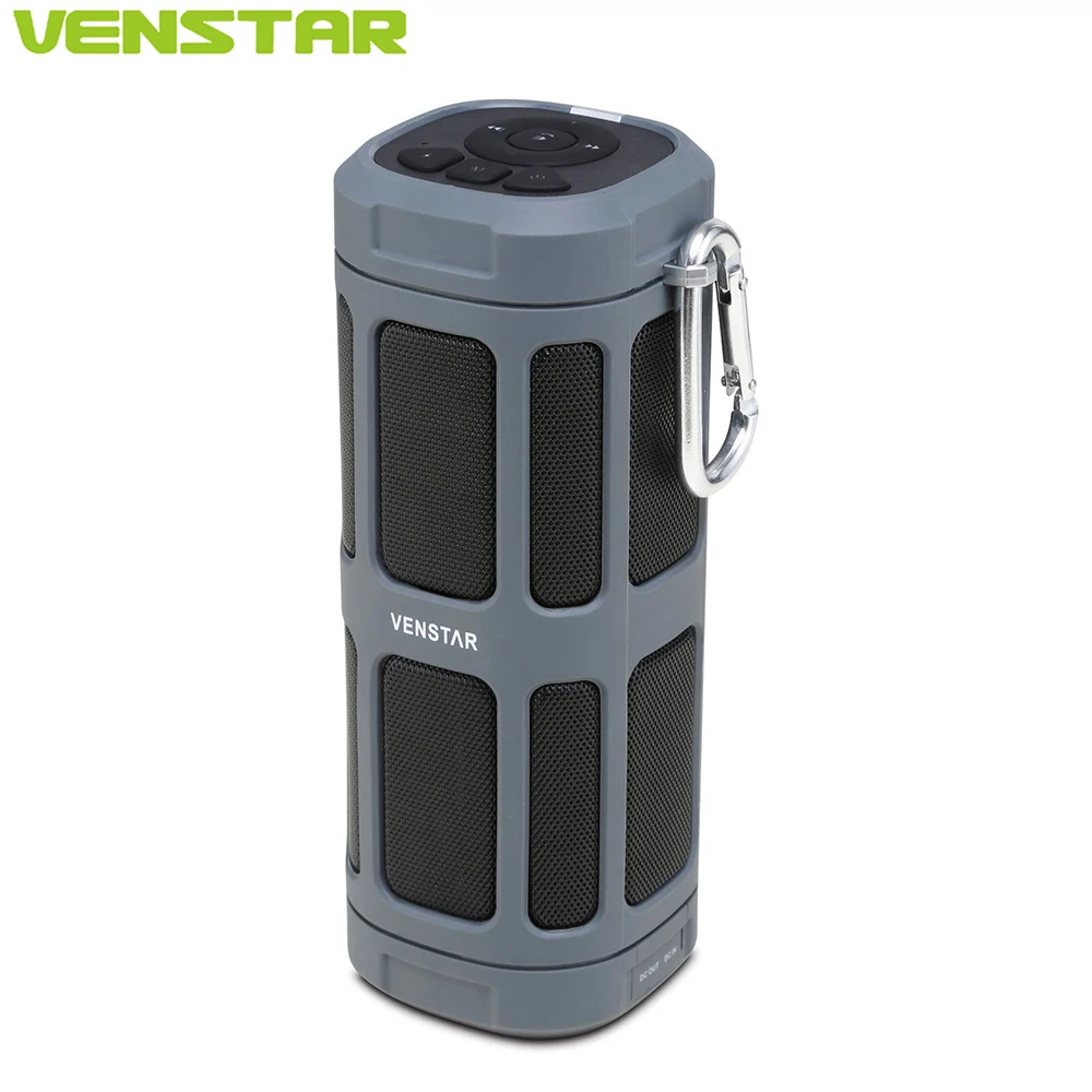 baratas VENSTAR S400 Portátil Sem Fio Bluetooth Speaker Rádio FM Coluna 16 w Subwoofer Poderoso Com Bike Mount e Controle Remoto