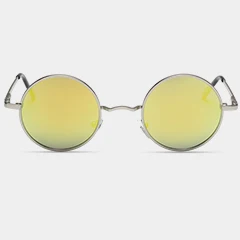 R. bcollection стимпанк Круглый Солнцезащитные очки для женщин Для мужчин Для женщин наружное Polarized Metal Рамки Ретро Защита от солнца Очки зеркало gafas-де-сол 801