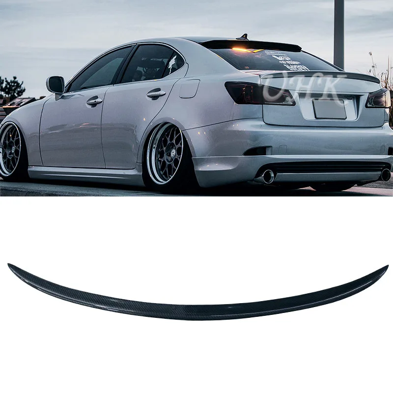 UHK Accessories For Lexus IS250 IS350 Carbon Fiber Rear Spoilers Trunk